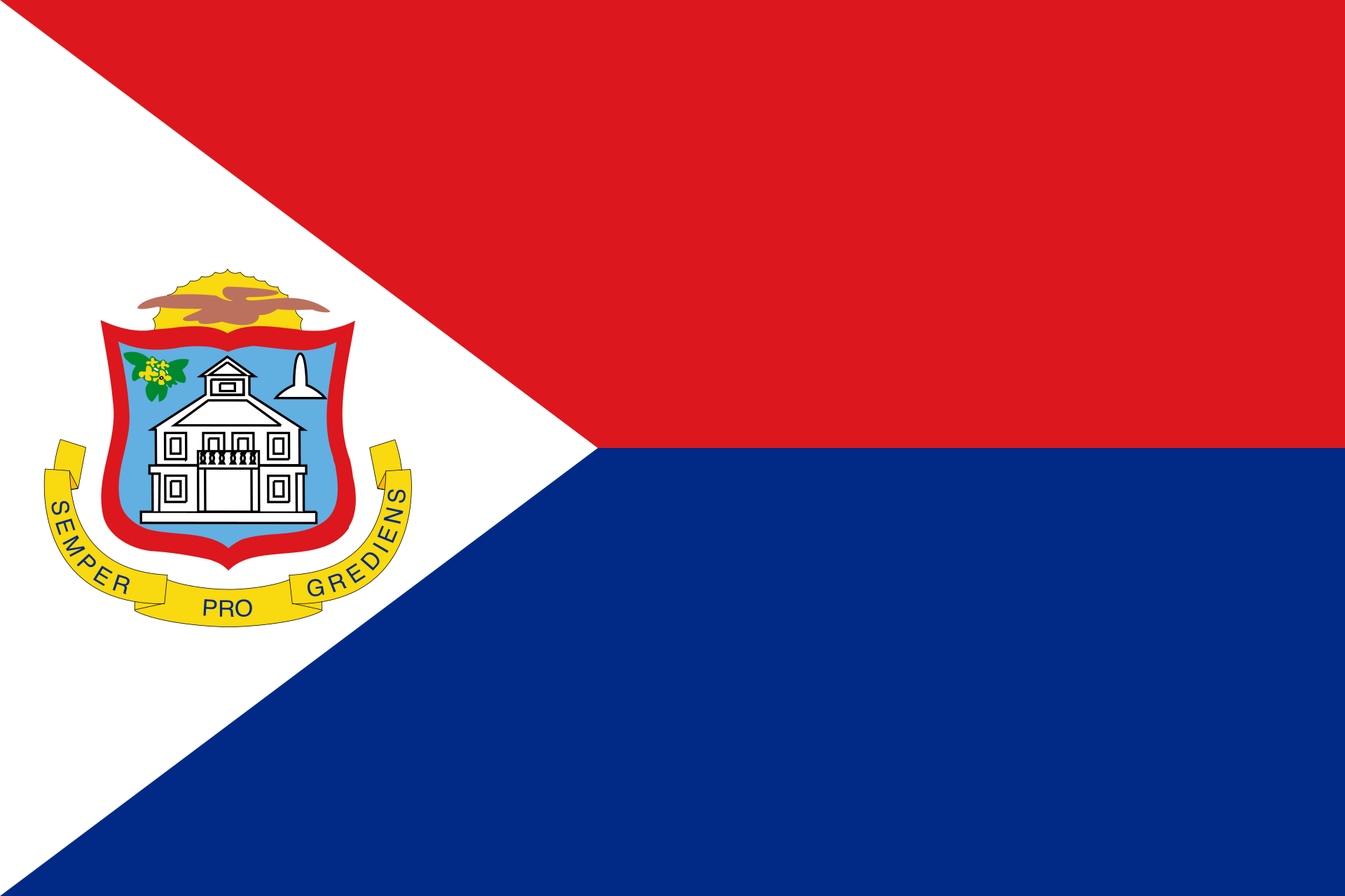 flag of Свети Мартин (Холандија)